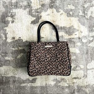 Vintage cheetah print hand bag